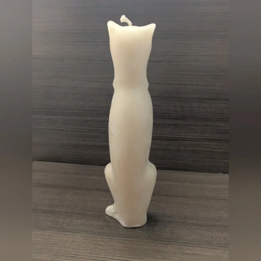Beeswax Cat Candle From  Kootenay Candles